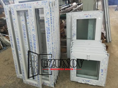 PVC прозорци с едно отваряне в бял цвят