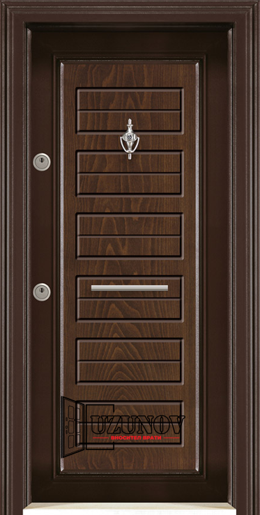 KR 2346 Блиндирана врата Kartal Класик Рустик ОрехKR2346