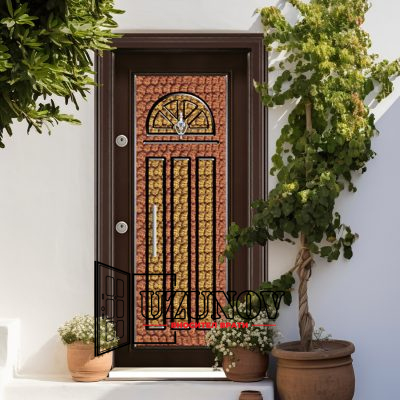 Метална врата KARTAL CLASSIC RUSTIC PONPON2414