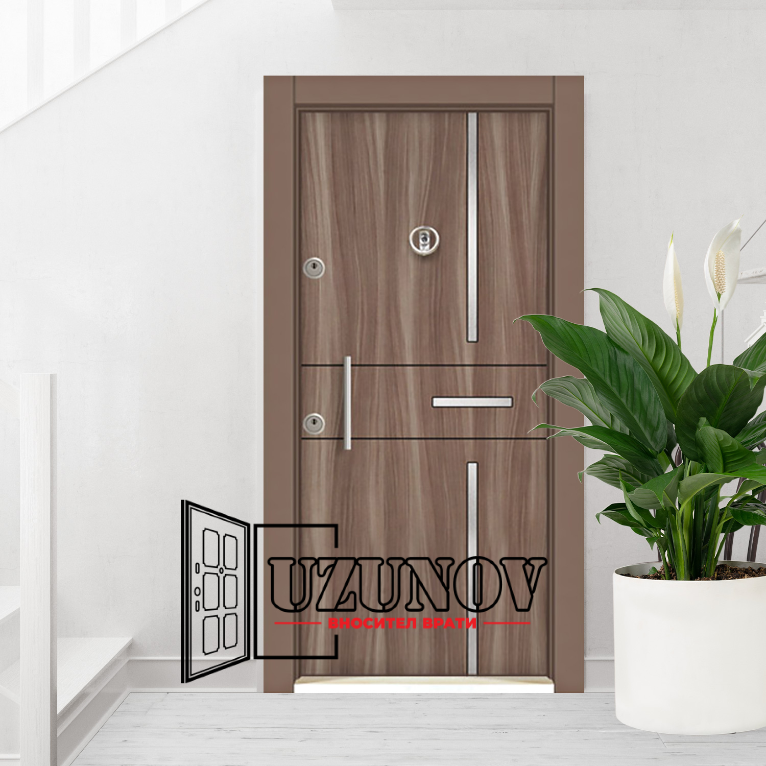 Блиндирана врата KARTAL CHROME LK2122