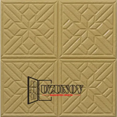 Топлоизолационно самозалепващо пано Square Wood Pattern 60x60x0.8 сm бежово