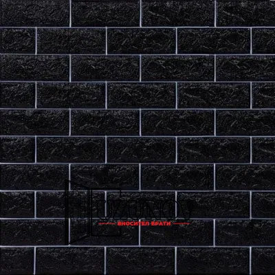Топлоизолационно самозалепващо пано Cultural Wall 70x77x0.8 сm черно/бяло 70x77x0.8 сm черно/бяло