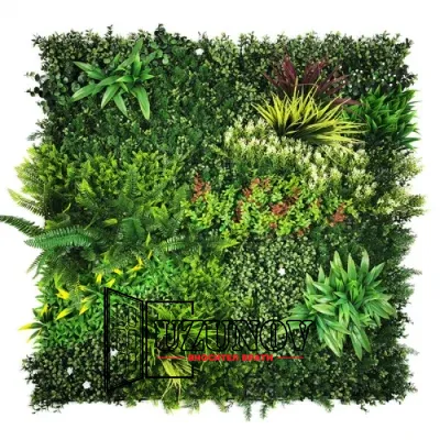 Пано изкуствена зелена декорация My Garden Color Meodow 100х100 см