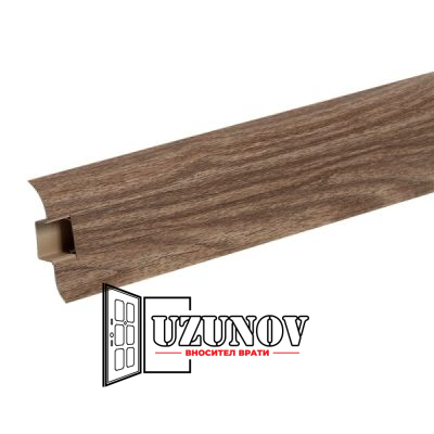 PVC перваз с кабел канал Ideal 55/291 орех 2.2м