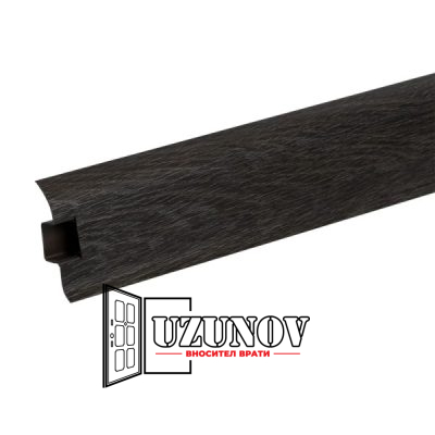 PVC Перваз 55/303 с кабел канал Ideal Тъмно Венге 2.2м