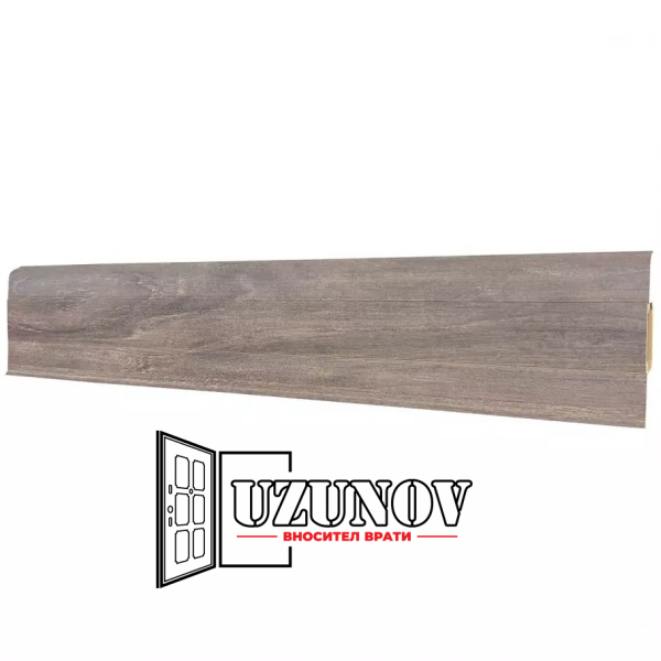 3526669_id20254 PVC перваз SG75/G7 с кабел канал гладстоун тъмно 2.2м