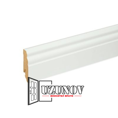 Перваз FU073L1 MDF 18x70mm бял FOFA015, 240 cm