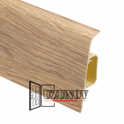 PVC перваз с кабелен канал Salag SG75/J4, Горски дъб, 2.2 м