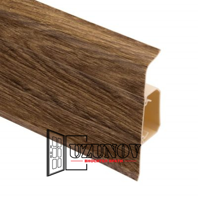 PVC перваз с кабелен канал Salag SG75/R4, Тъмна роза, 2.2 м