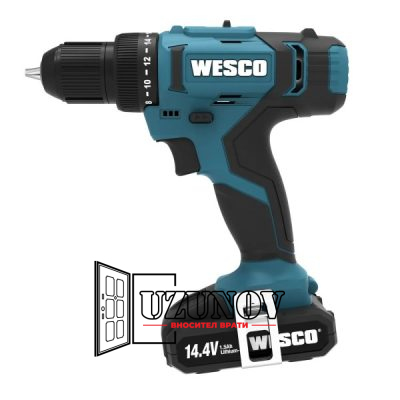 Акумулаторен винтоверт WESCO WS2723K2 - 14.4VLi-Ion 1.5Ah 25Nm+1 батерия