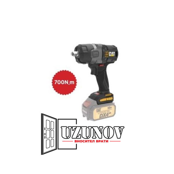 dx7020b Акумулаторен гайковерт CAT DX7020B 18V без батерия и зарядно