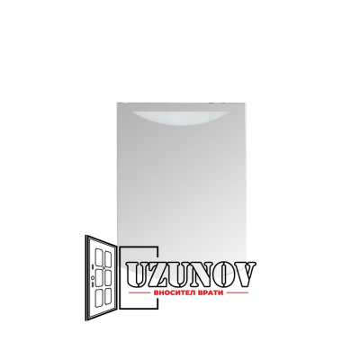 Горен шкаф за баня Макена Белучи с LED огледало Бял