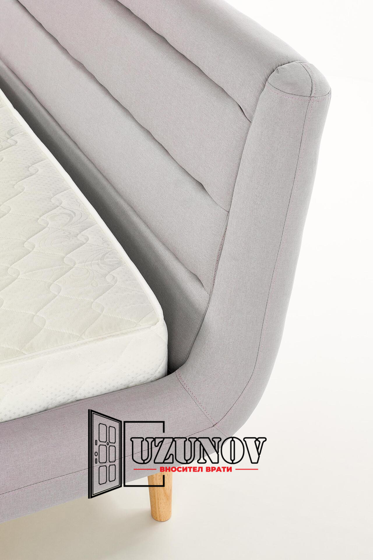 Тапицирано легло ELANDA 160 LIGHT GREY