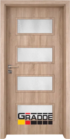Врата Gradde серия Blomendal Glas, 4 цвята